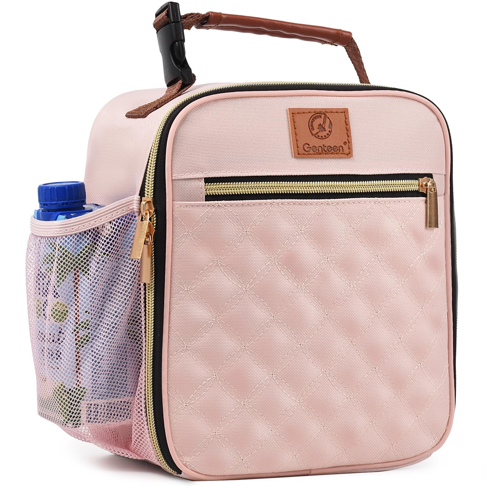 Genteen lonchera mujer rosa claro, ideal para conservar comidas durante el día