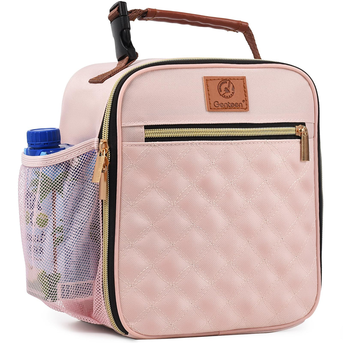 Genteen lonchera mujer rosa claro, ideal para conservar comidas durante el día