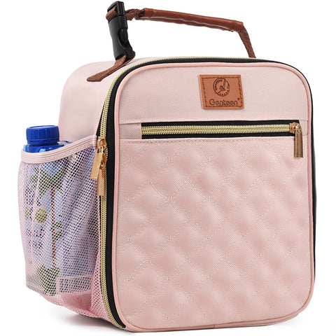 Genteen lonchera mujer rosa claro, ideal para conservar comidas durante el día