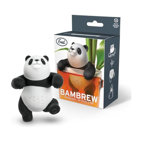 Genuine Fred Bambrew infusor de té panda, infusión rápida para tu taza