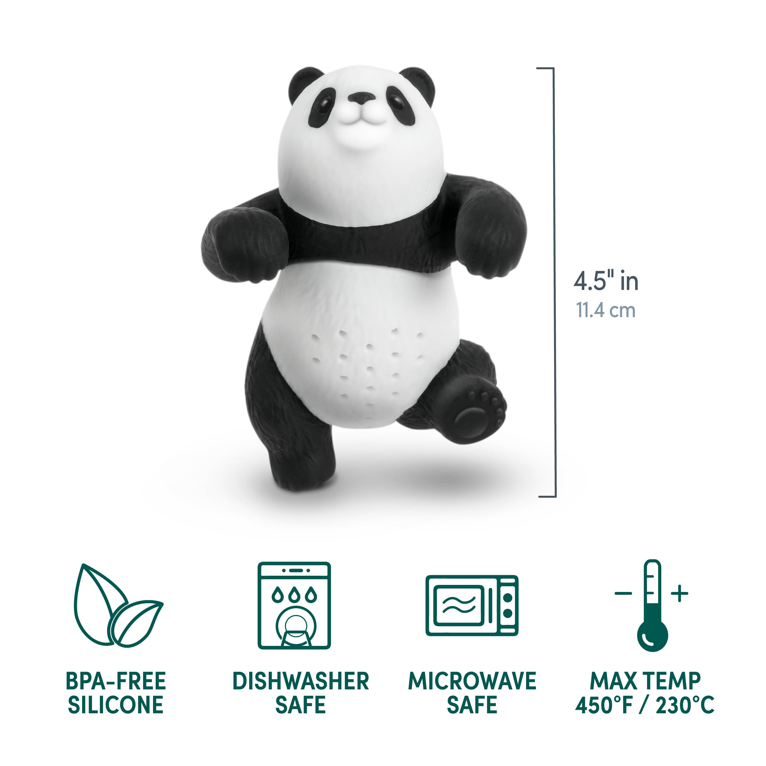 Infusor de silicona segura para alimentos y libre de BPA, para té puro
