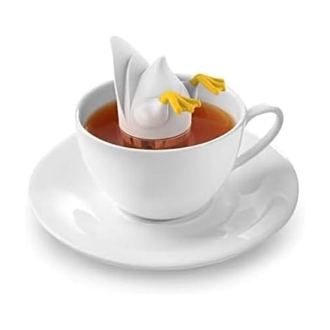 Infusor pato Genuine Fred para infusionar hojas sueltas y disfrutar una taza aromática.