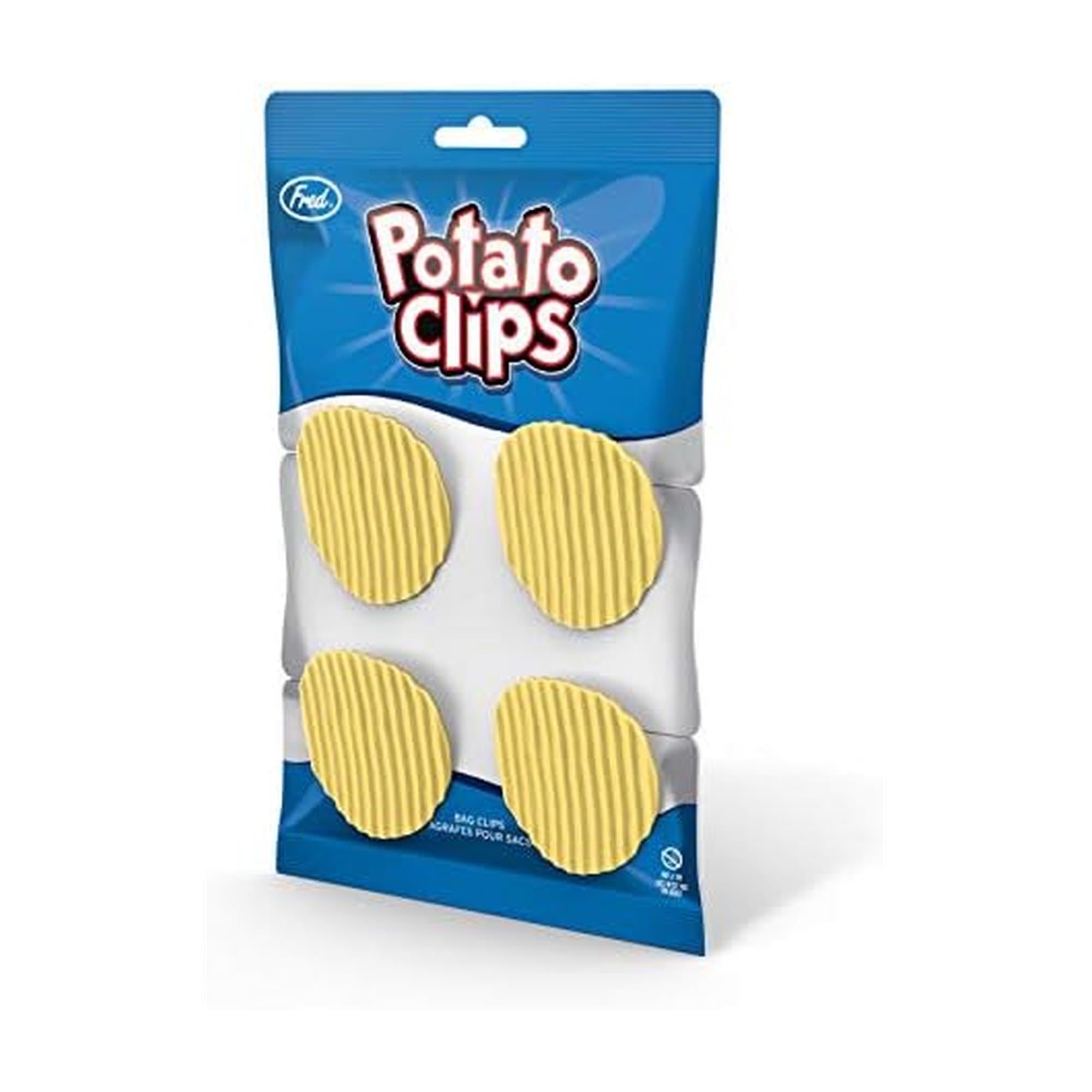 Genuine Fred POTATO CLIPS con ondas para mantener snacks frescos.