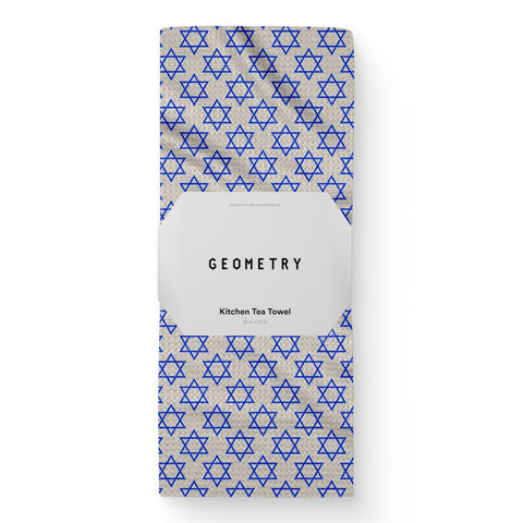 GEOMETRY Davids Star: toalla de cocina suave y secado rápido.