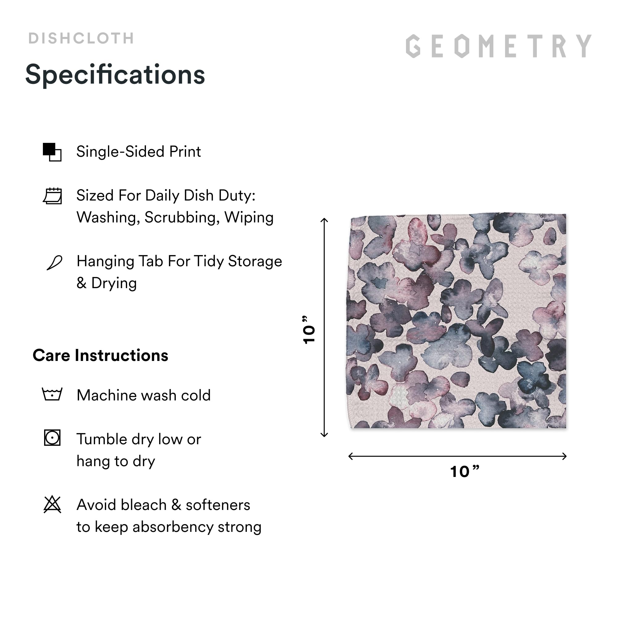 GEOMETRY Paño de cocina 3-pack para uso diario.