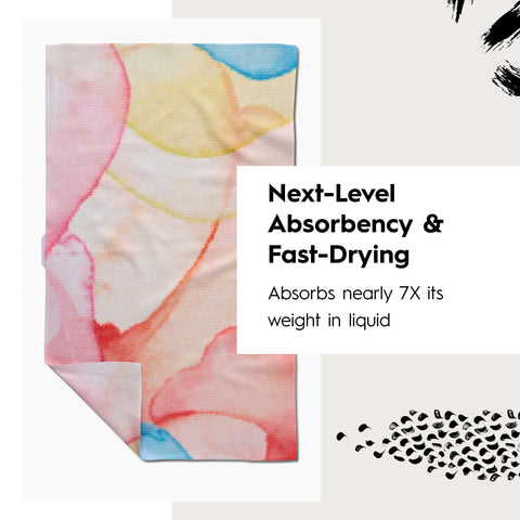 GEOMETRY: toalla de absorcion alta para recoger líquidos y secar rápido.