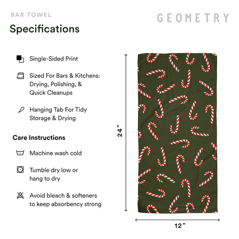 GEOMETRY: toallas de barra con alta absorción para derrames de cocina.