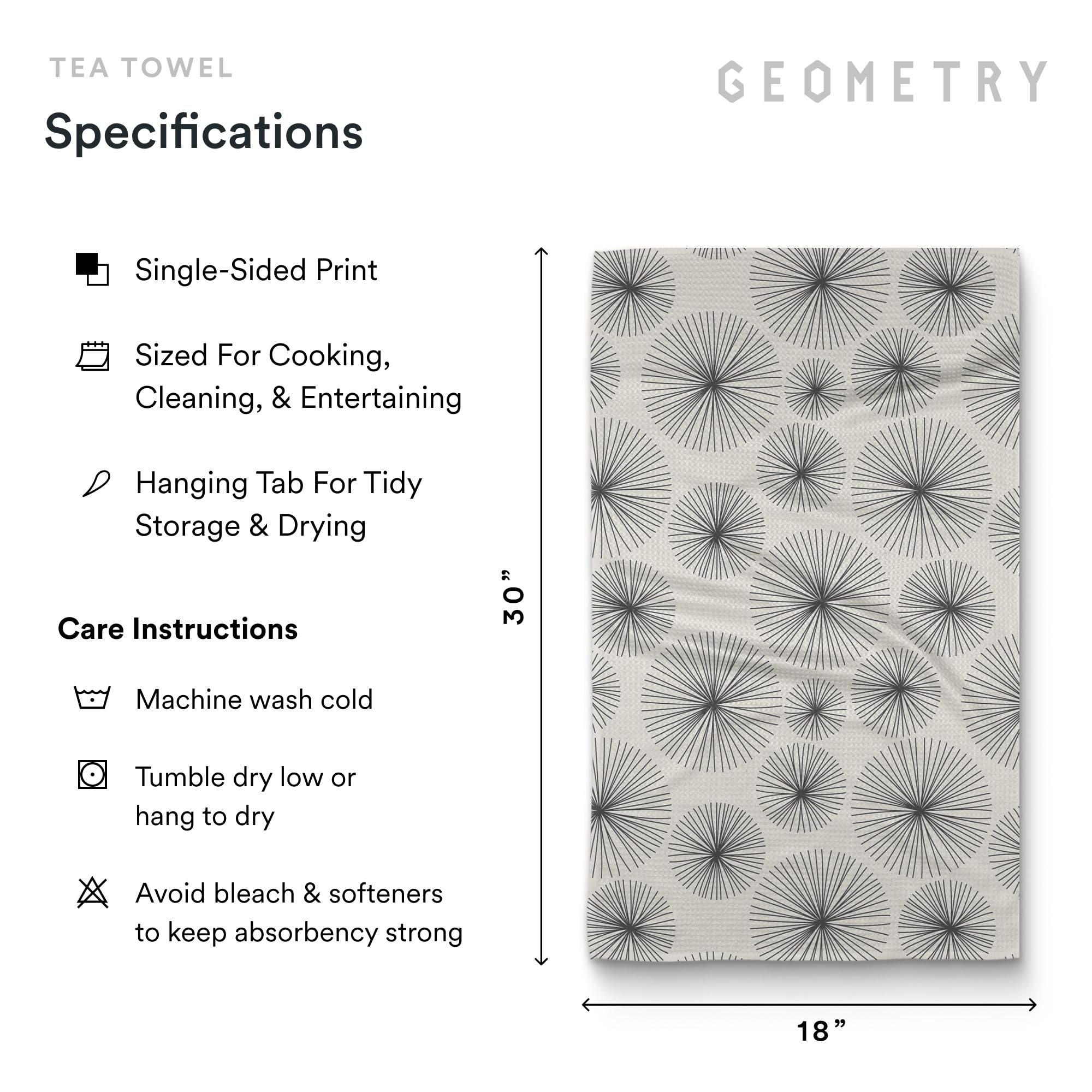 GEOMETRY diseño inspirado en California y materiales posconsumo sostenibles.
