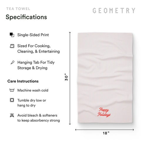 Toallas Geometry diseño inspirado en California, fabricación más consciente.