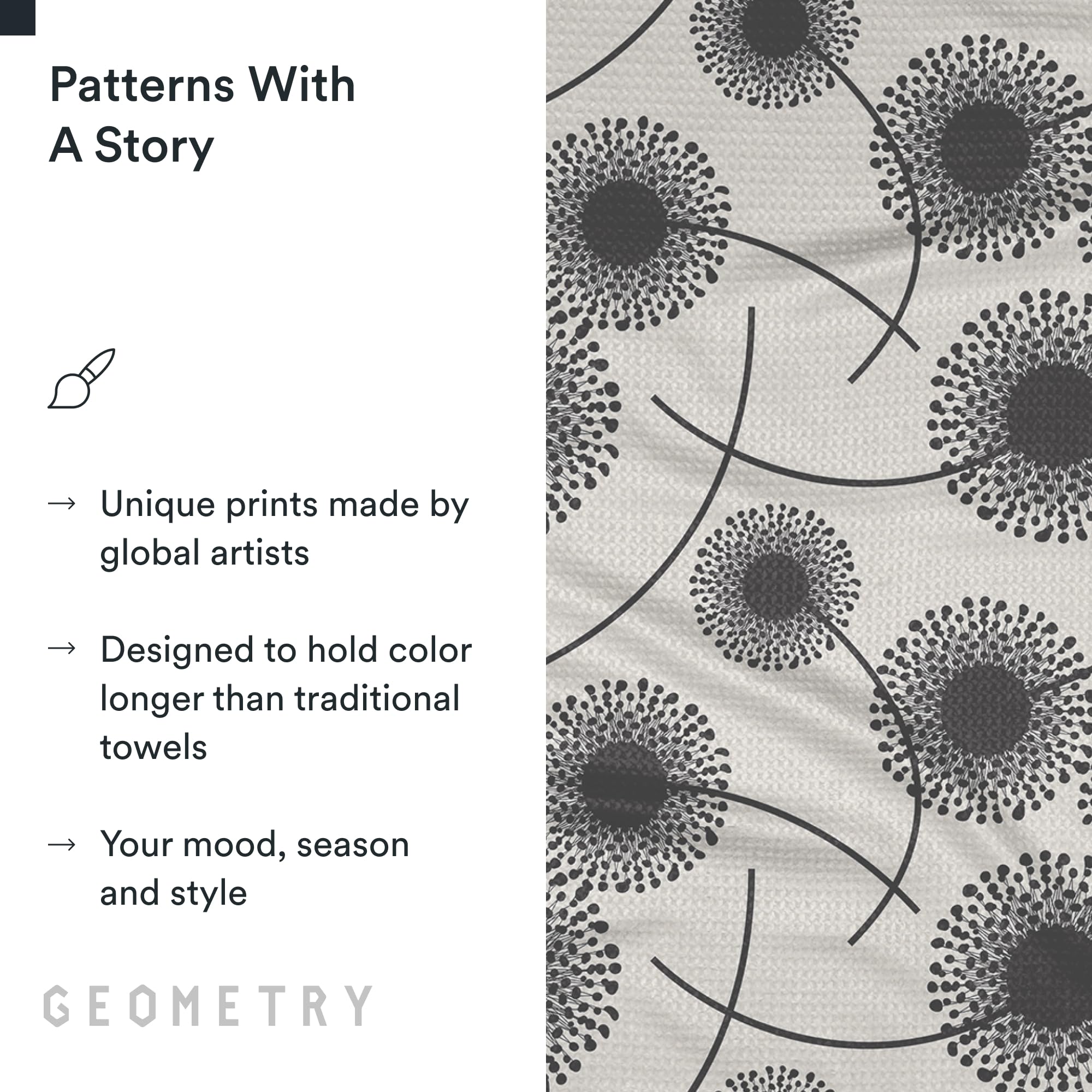 GEOMETRY: fabricadas con materiales postconsumo para una opción más sostenible.