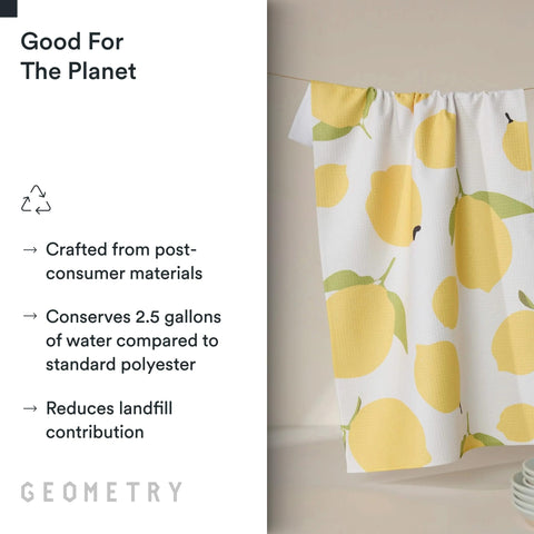 GEOMETRY toalla de cocina, alta absorción para líquidos, menos uso de químicos.