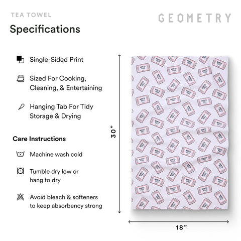 GEOMETRY toallas sostenibles post-consumo con diseño ecológico