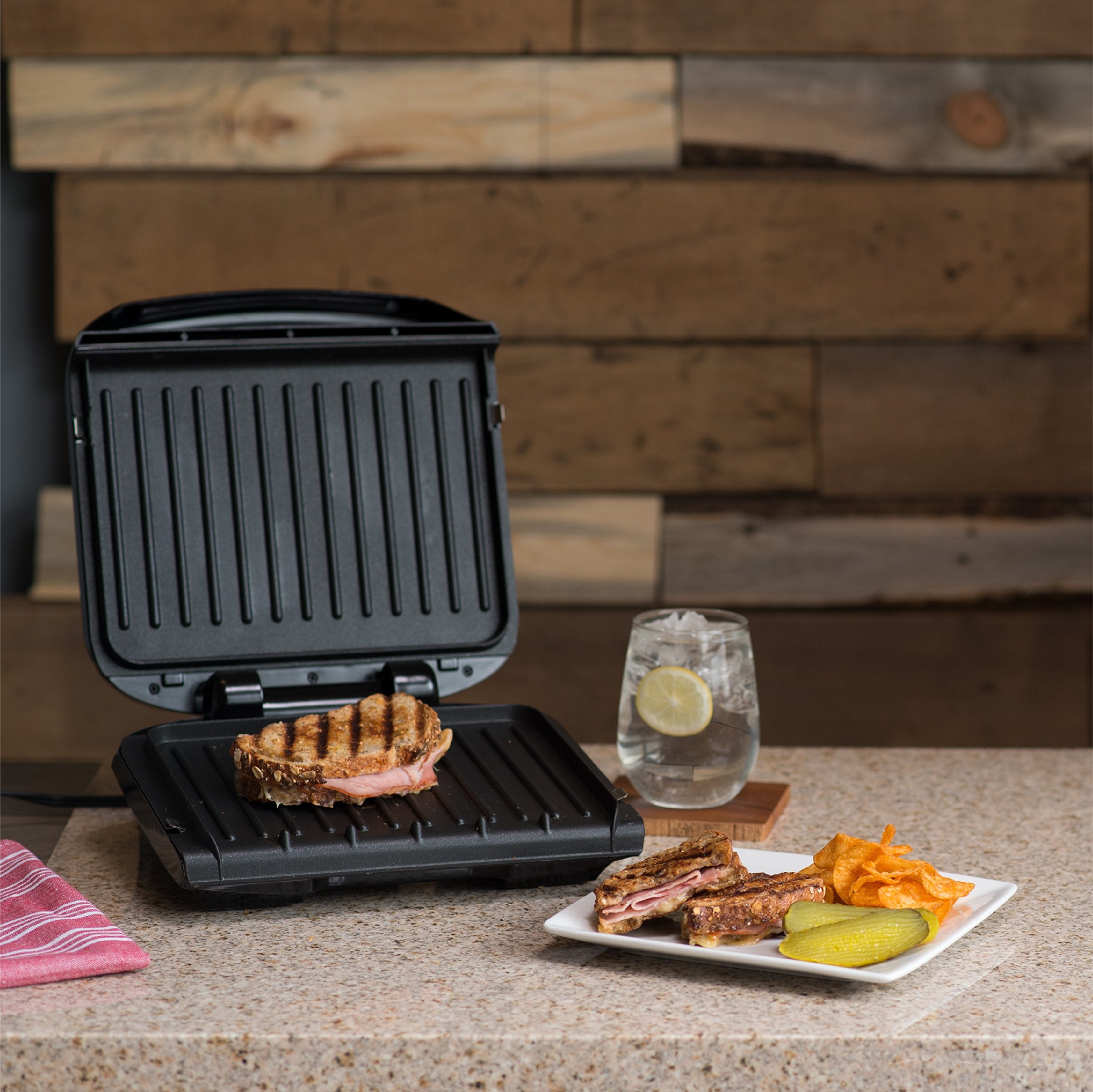Calentamiento 35% más rápido de George Foreman para más velocidad
