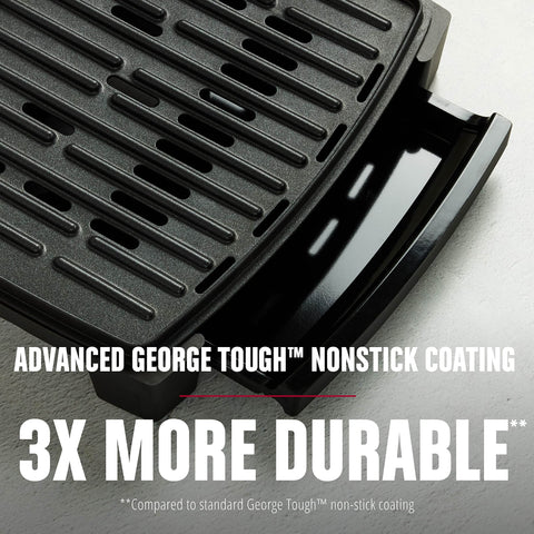 Grill familiar George Foreman con capacidad para 5 porciones