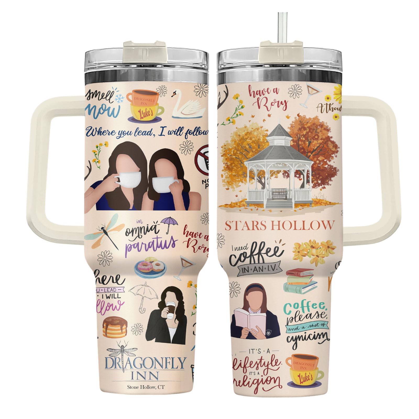 GEPOSTORE Tumbler con estrellas: diseño llamativo para cualquier ocasión y regalo