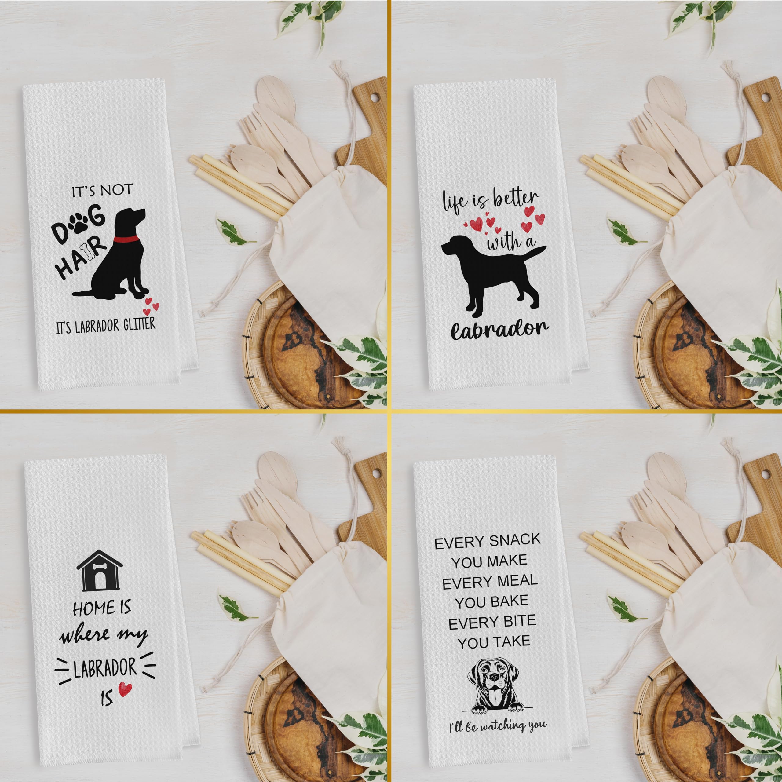 Geqtt toallas perro labrador, ideales para secar manos con suavidad