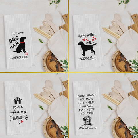 Geqtt toallas perro labrador, ideales para secar manos con suavidad