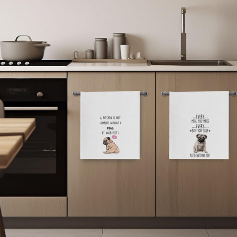 Geqtt toallas pug regalo ideal para fans de perros.