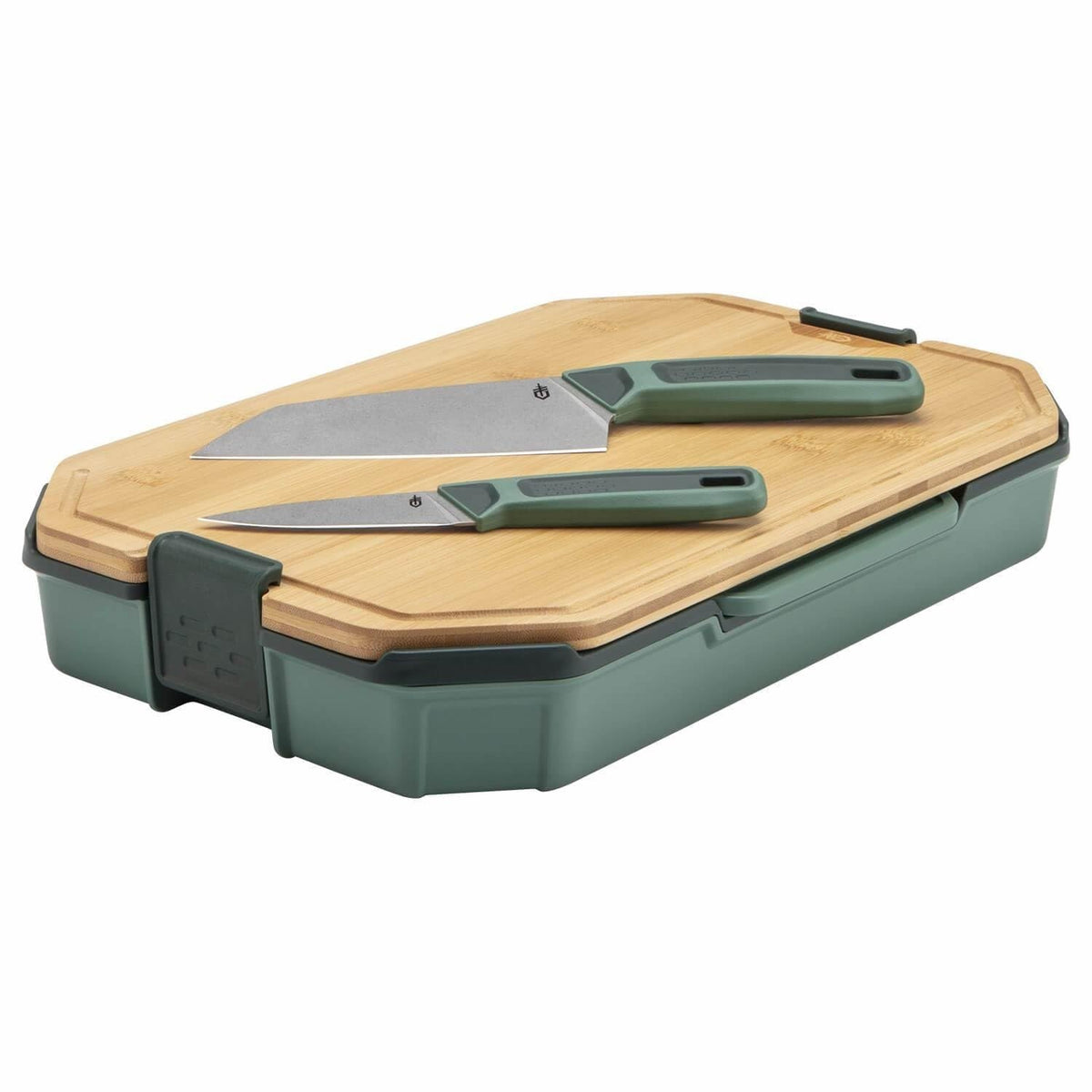 Gerber ComplEAT: tabla de bambú, superficie suave para cortar.