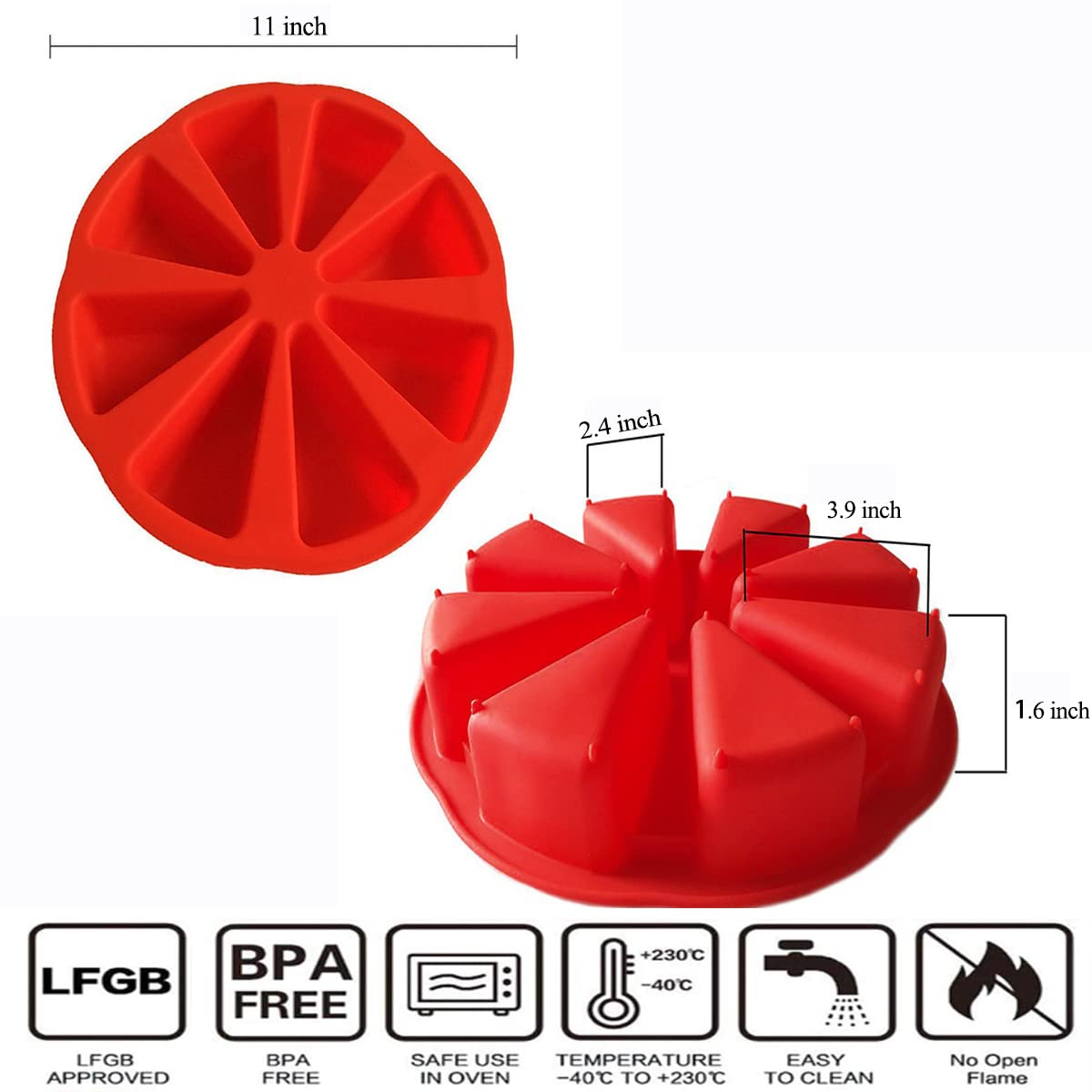 GerlWorld uso multifuncional para pasteles, mousse y gominolas