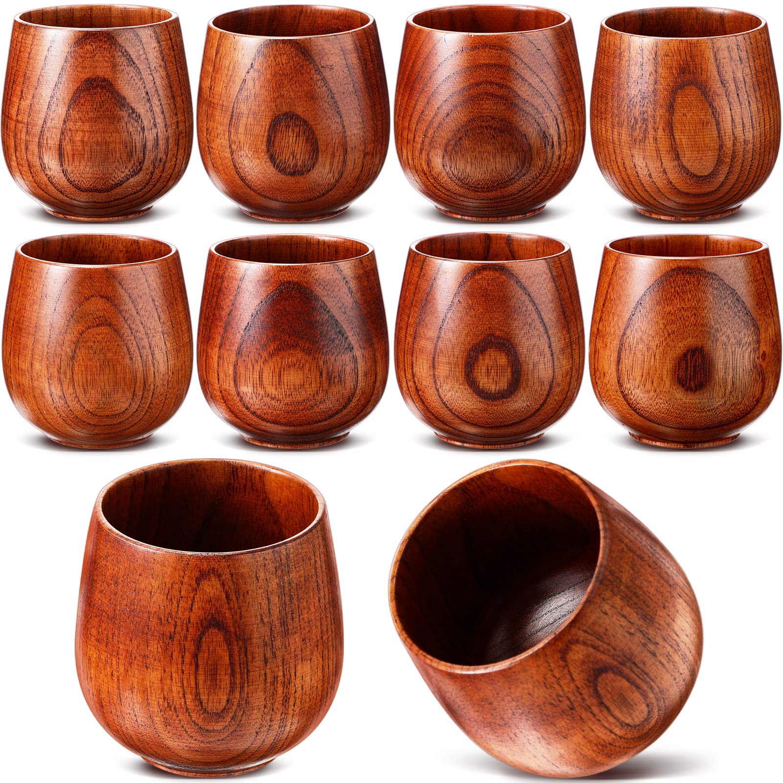 Taza Gerrii de té de madera japonesa, 180 ml, ideal para té caliente.