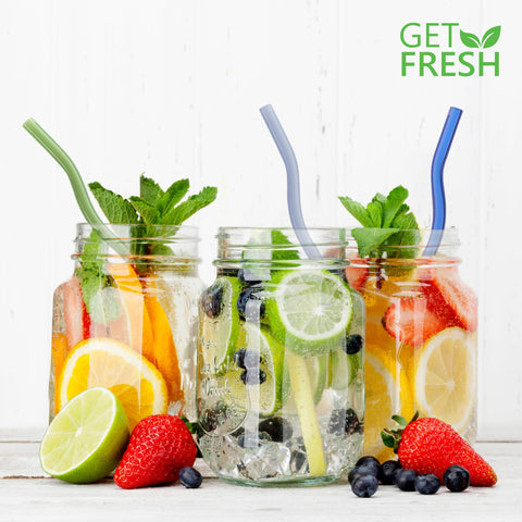 Pajitas GET FRESH seguras y libres de químicos para bebidas