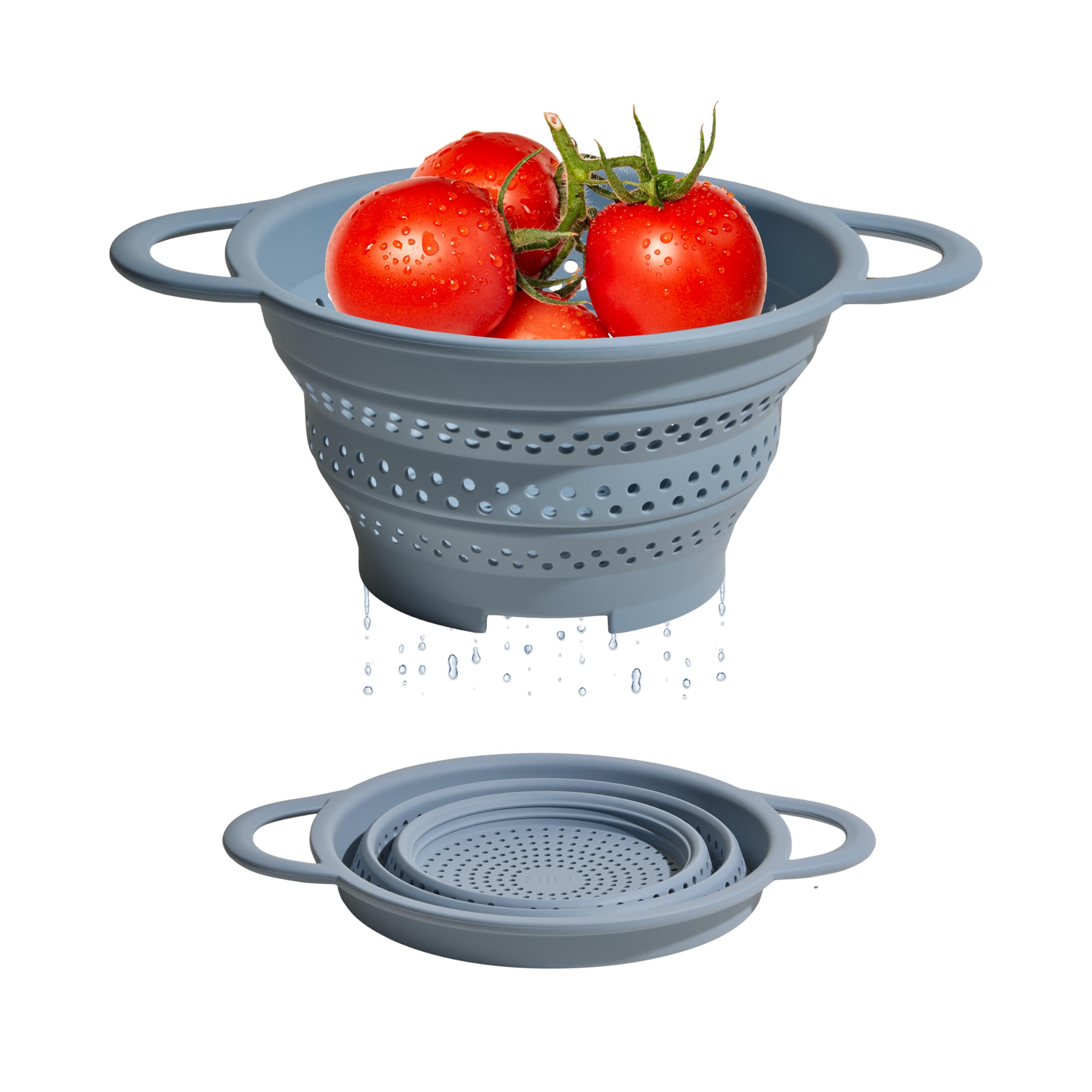 Get It Right GIR colador colapsible abierto para drenar pasta en la cocina