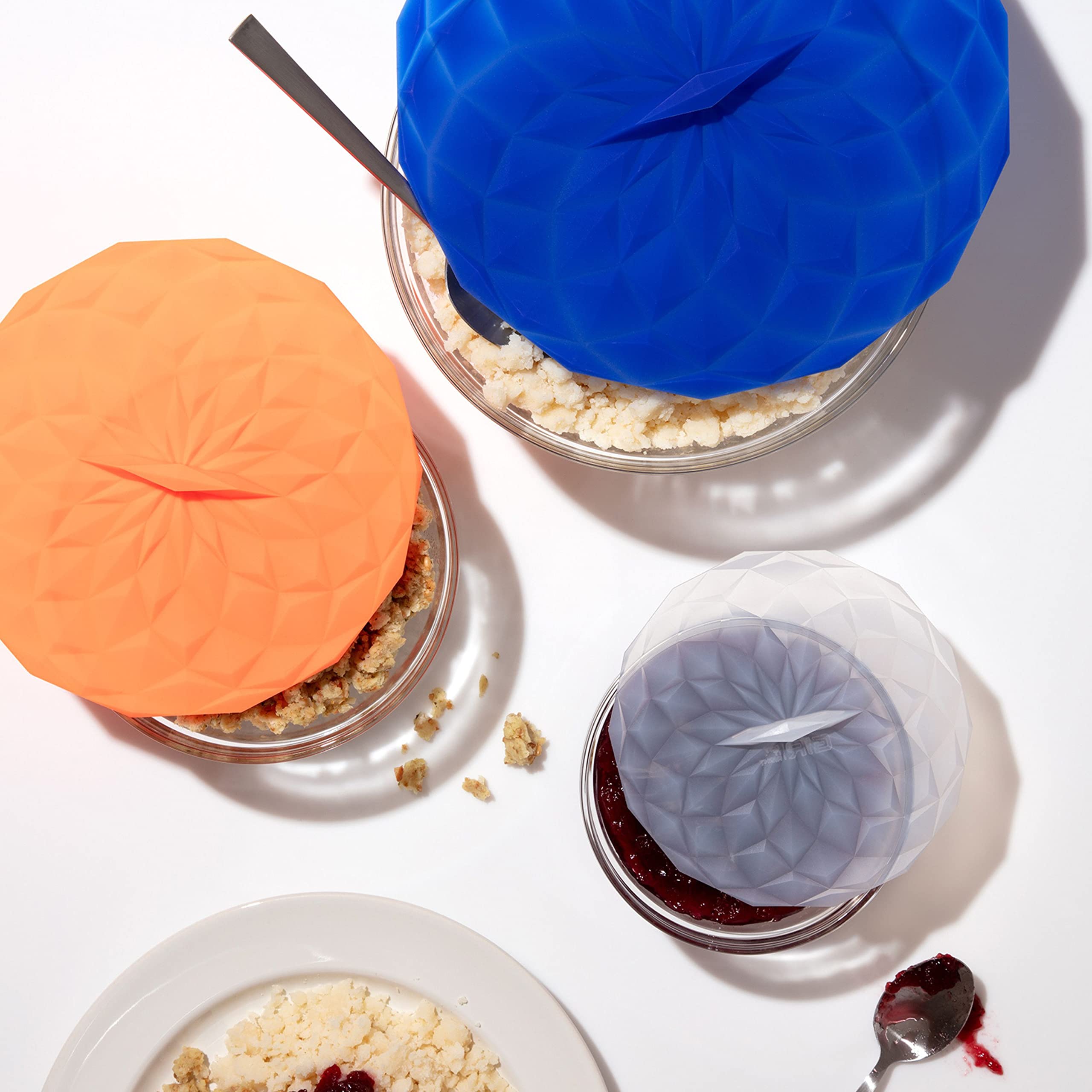 GIR tapas de silicona con cierre hermético para cocina ordenada