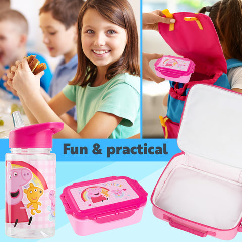 Bolsa de almuerzo aislada Get Trend Peppa Pig para conservar frescura