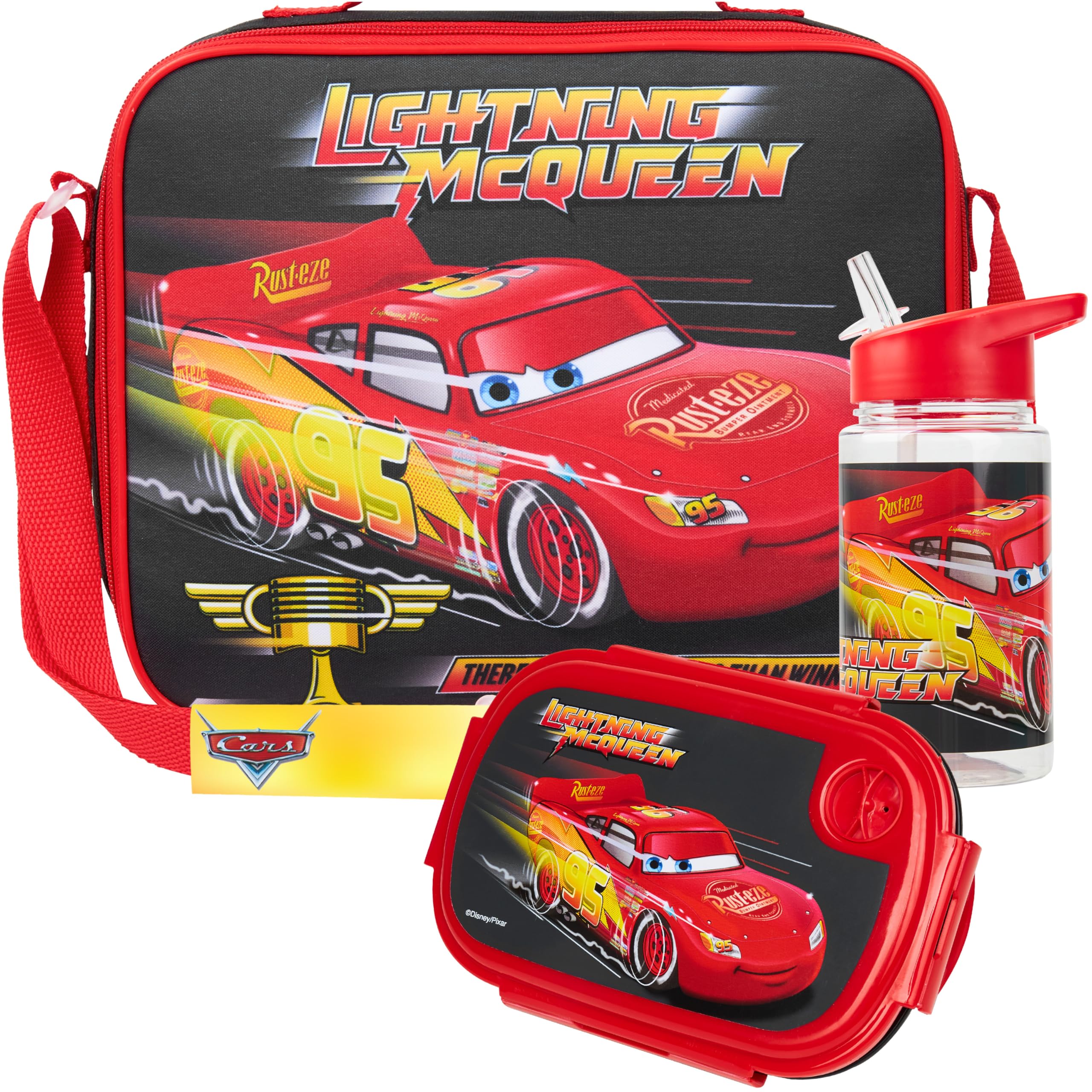 Botella Get Trend Disney Cars, ideal para hidratar durante clase o recreo.