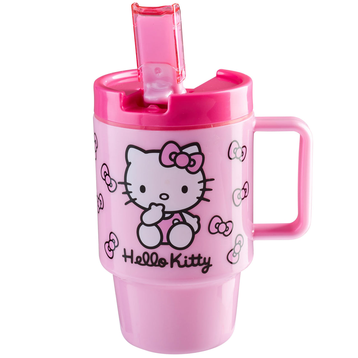 Get Trend Hello Kitty rosa con pajilla, ideal para hidratación diaria de niñas
