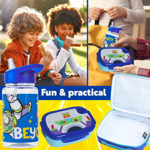 Get Trend botella de agua Toy Story con toma, perfecta para hidratación diaria