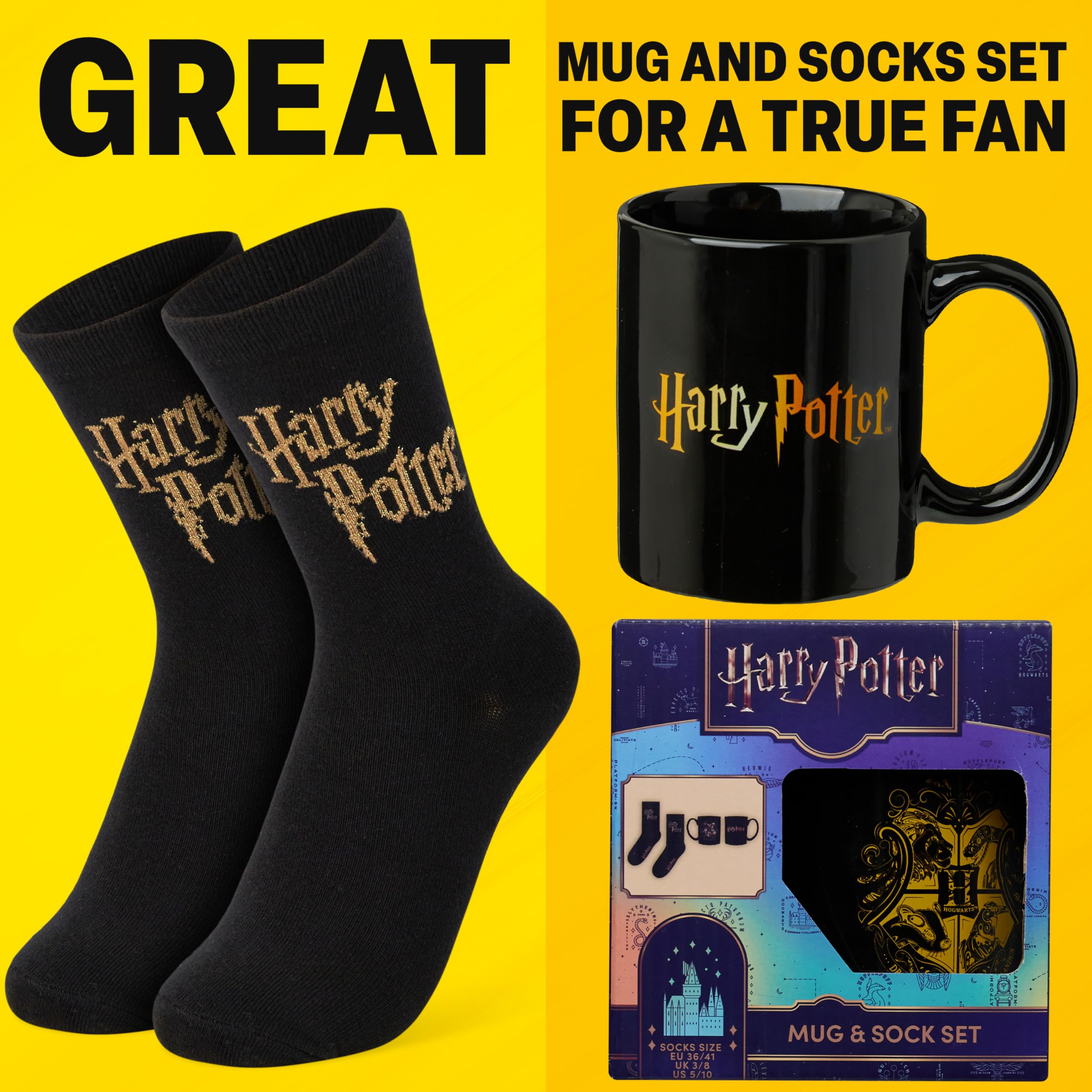 Calcetines Harry Potter Get Trend conjunto cómodo para diario