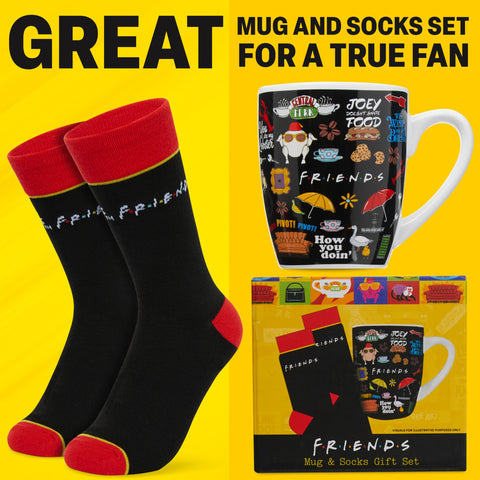 Calcetines de algodón Get Trend Friends con tejido suave para uso diario.