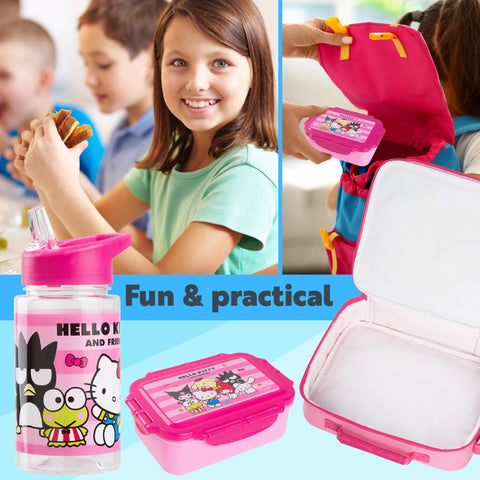 Lonchera aislada Get Trend Hello Kitty para comidas escolares.