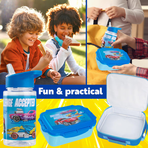 Get Trend Hot Wheels bolsa de almuerzo aislada, mantiene la comida fresca durante el día