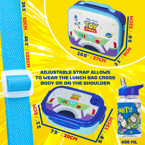 Get Trend kit escolar de almuerzo Toy Story, todo en uno para la jornada