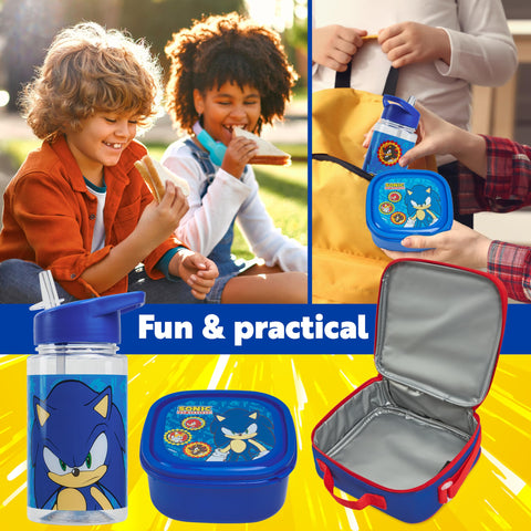 Botella Get Trend Sonic 24 oz, tapa desplegable para evitar derrames.