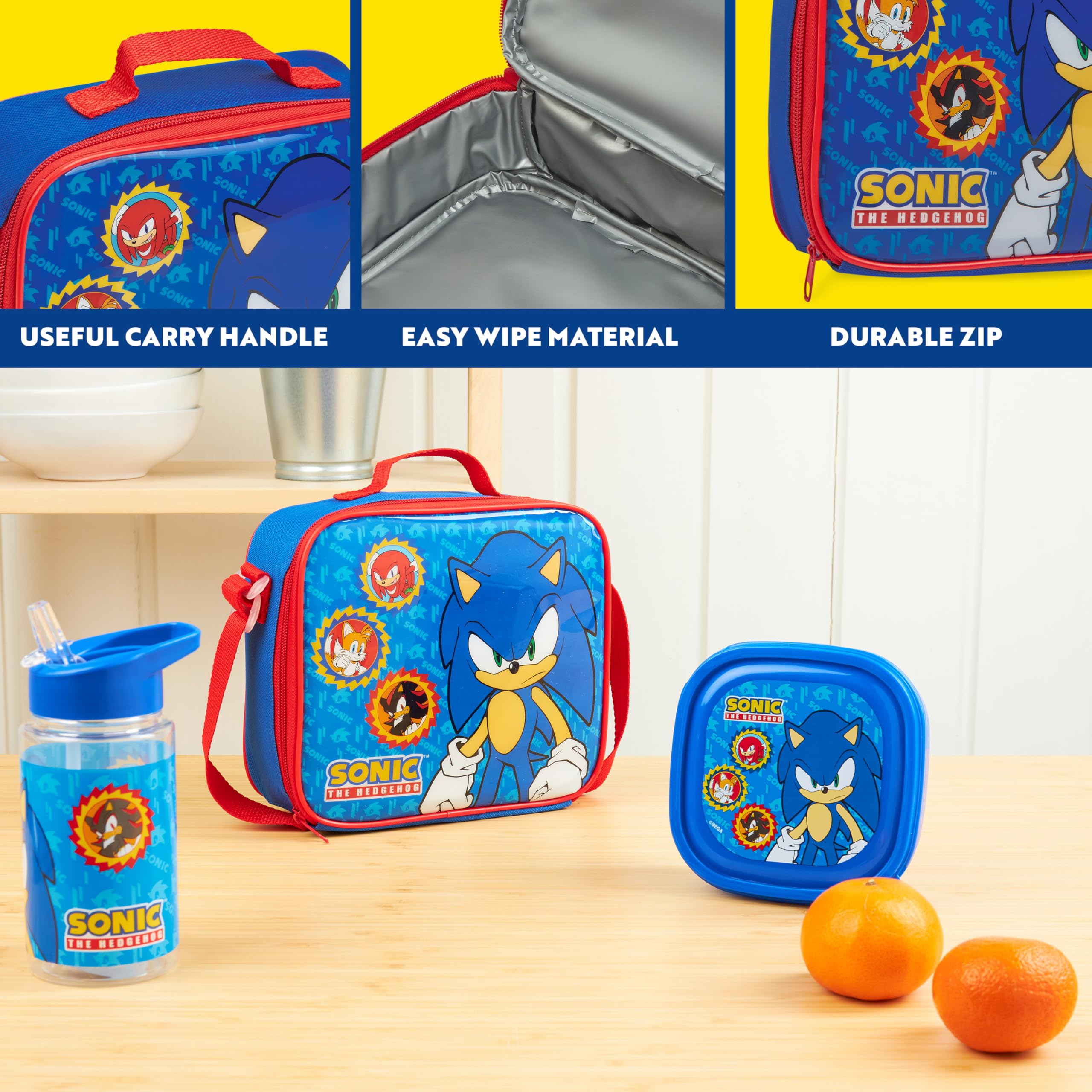 Correa ajustable Get Trend Sonic, para llevar la lonchera cruzada o al hombro.