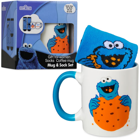 Taza Get Trend Barrio Sésamo Elmo en cerámica, ideal para café diario.