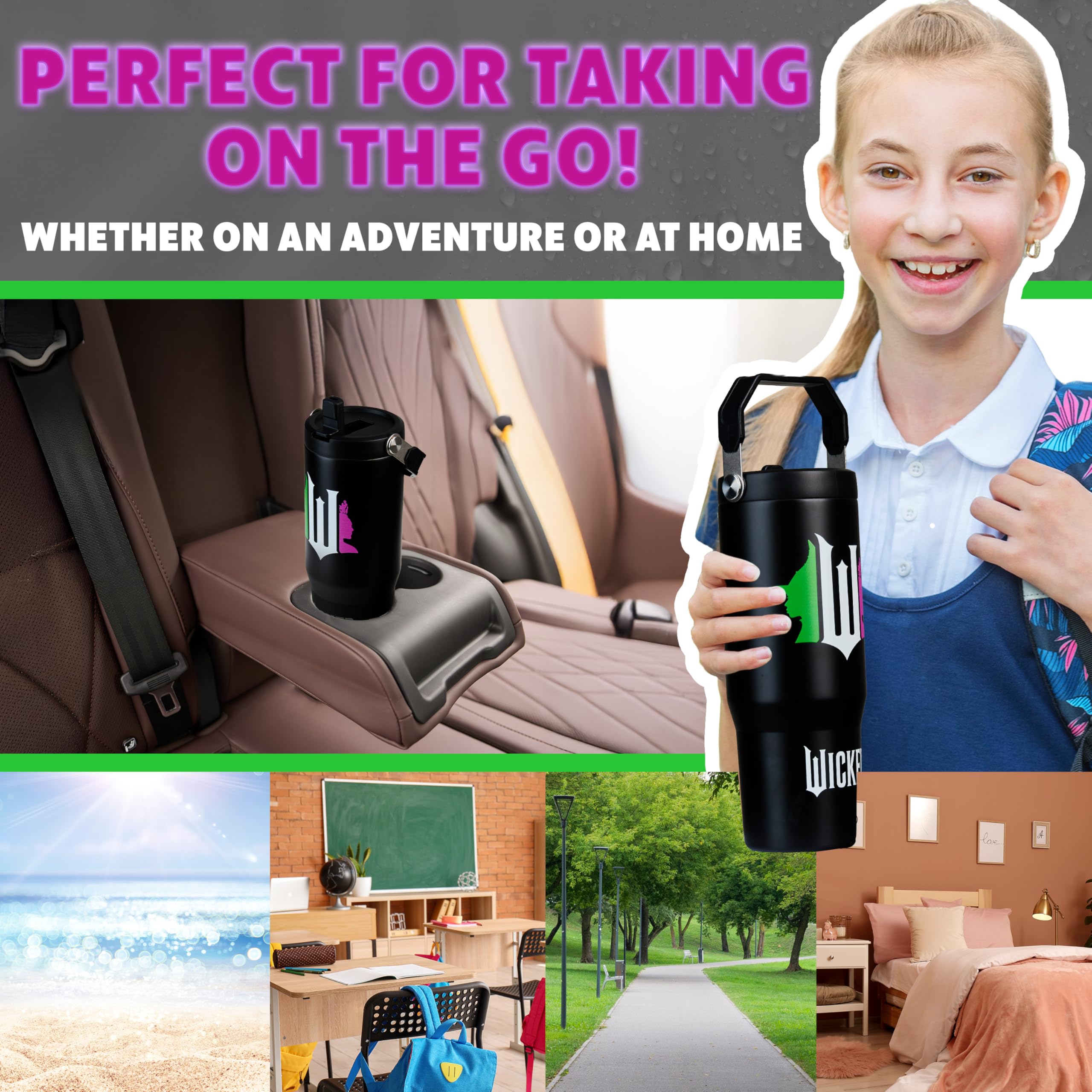 Get Trend Wicked Tumbler 30oz con tapa segura y sellado anti-derrame