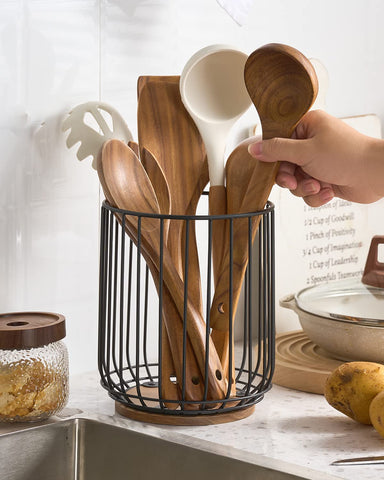 getstar base de acacia natural con veta única aporta estilo rústico a la cocina