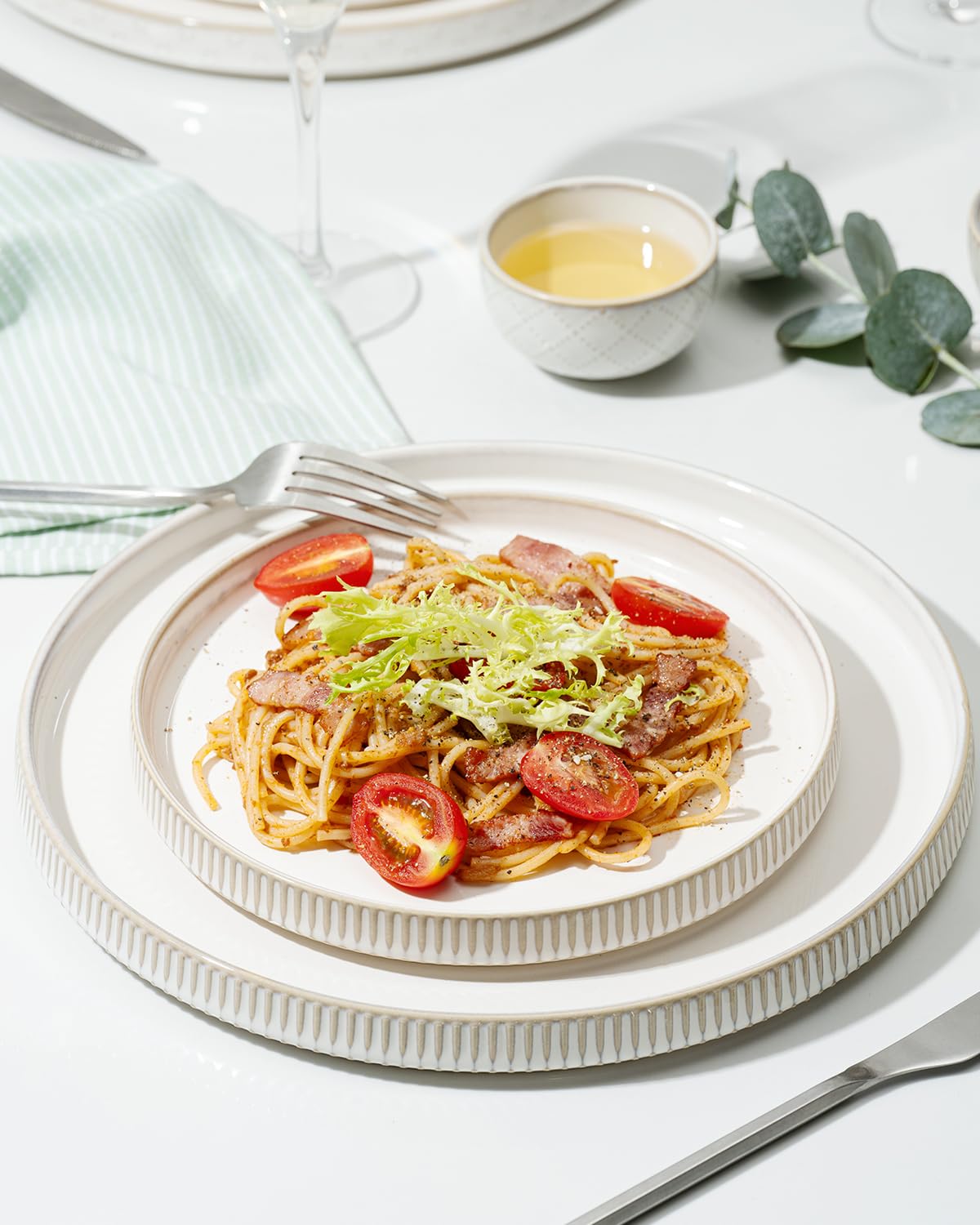 Getstar vajilla elegante para la mesa, ideal para comidas especiales