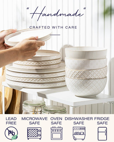 Getstar plato cerámico duradero con esmaltado anti-rayaduras para uso diario