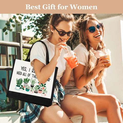 GevGuxLuo tote regalo para amantes de las plantas.