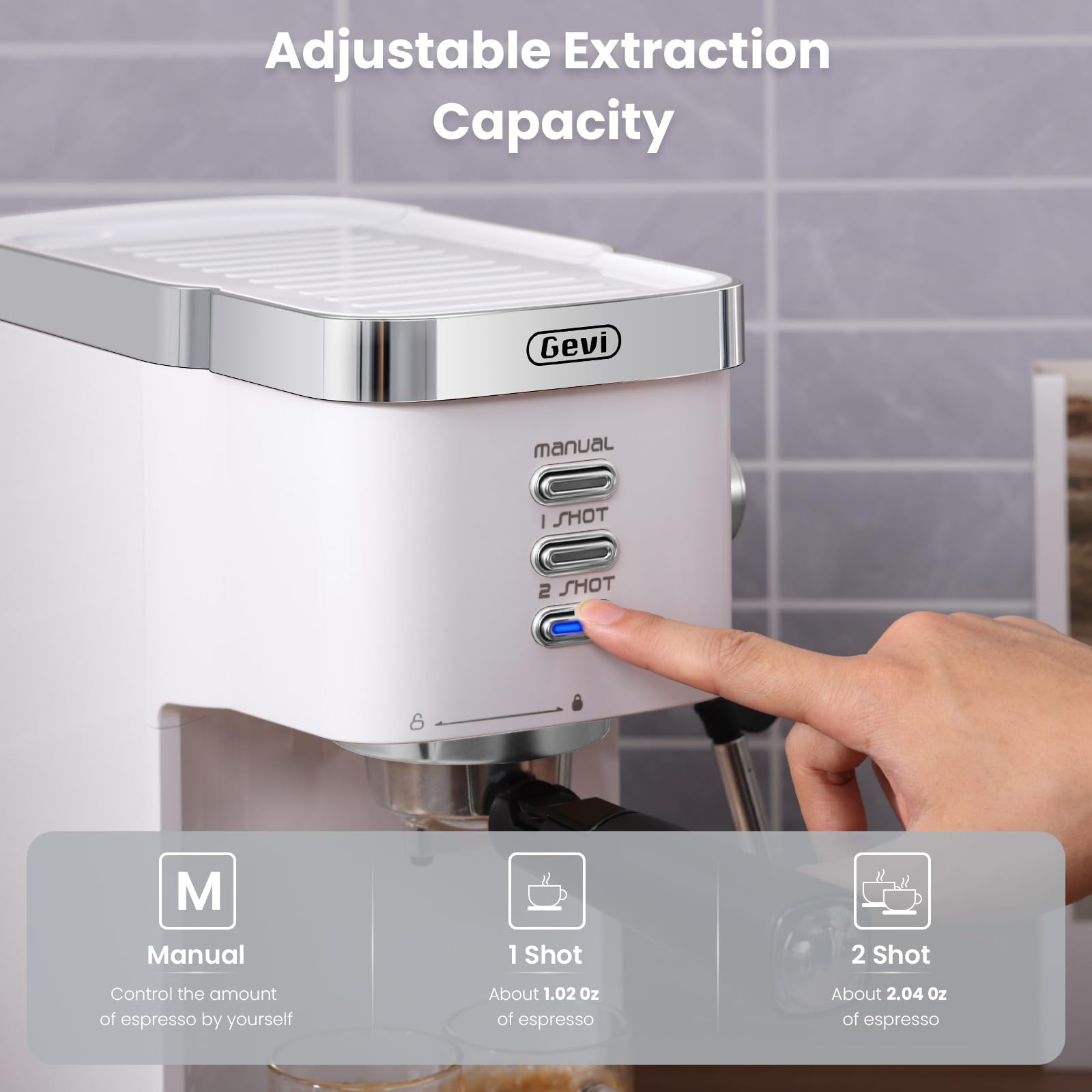 Gevi control de dosis para extracción simple o doble