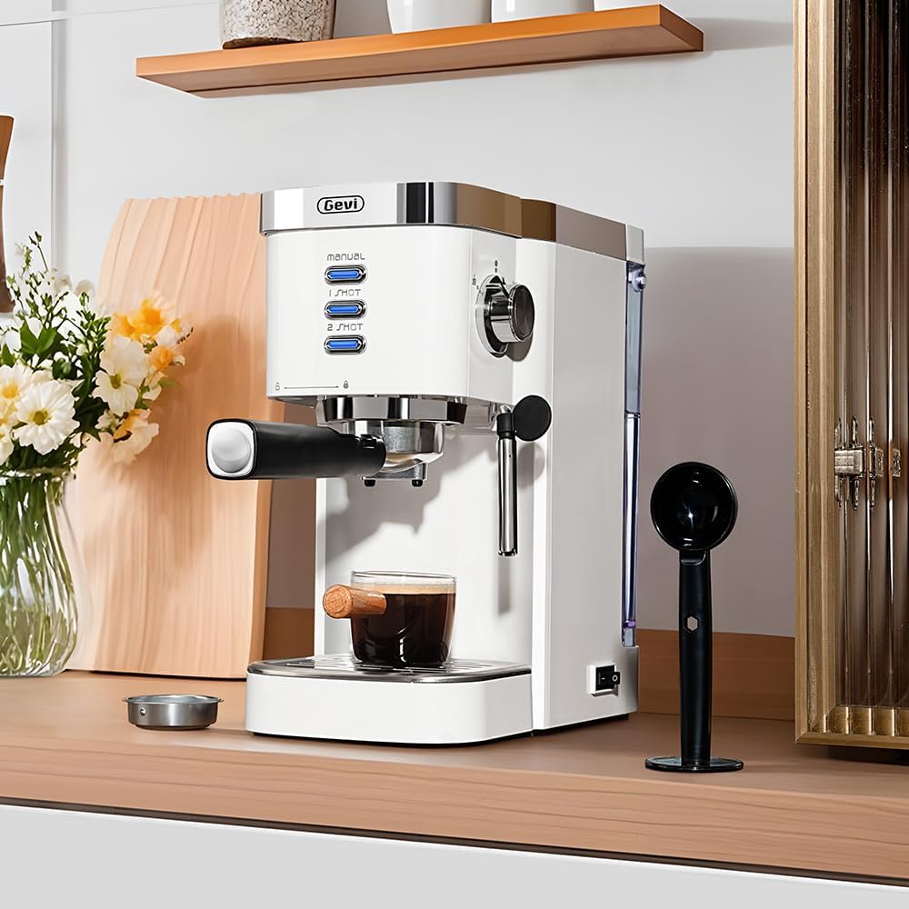 Gevi Paquete completo para preparar espresso en casa.