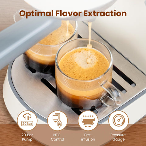 Gevi varita de vapor para espumar leche y microespuma