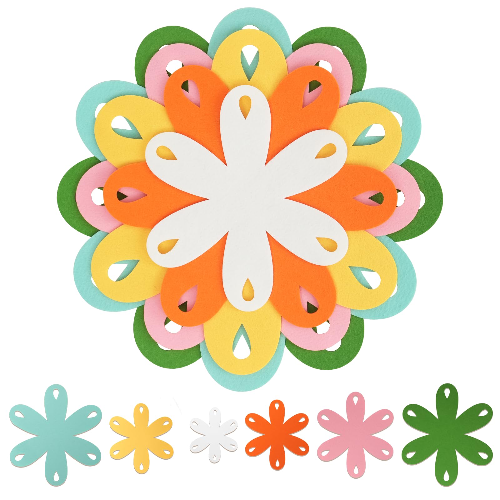 Gewosi protectores de 9 pulgadas en forma floral protegen entre ollas y sartenes