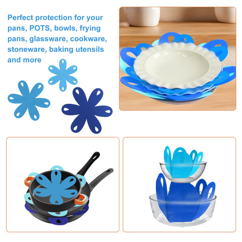 GEWOSI protectores de fieltro para uso en apilamiento de cocina, protección entre piezas.